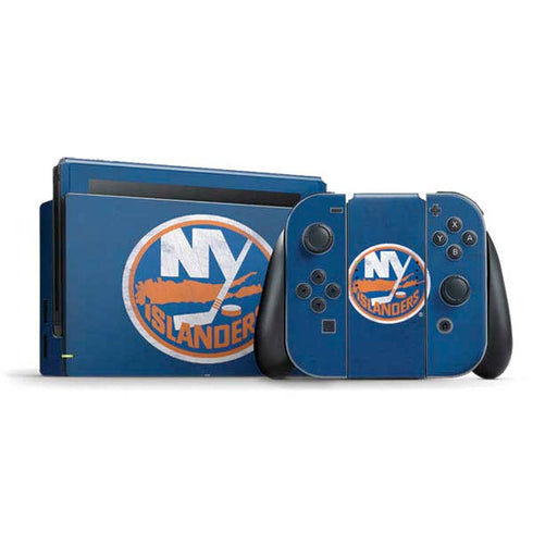 NHL New York Islanders Distressed Nintendo Skins