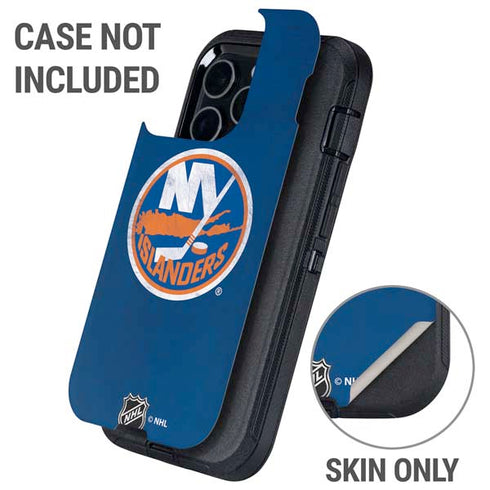 NHL New York Islanders Distressed Otterbox Defender iPhone Skin