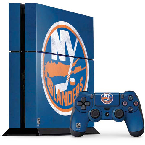 NHL New York Islanders Distressed PlayStation PS4 Skins