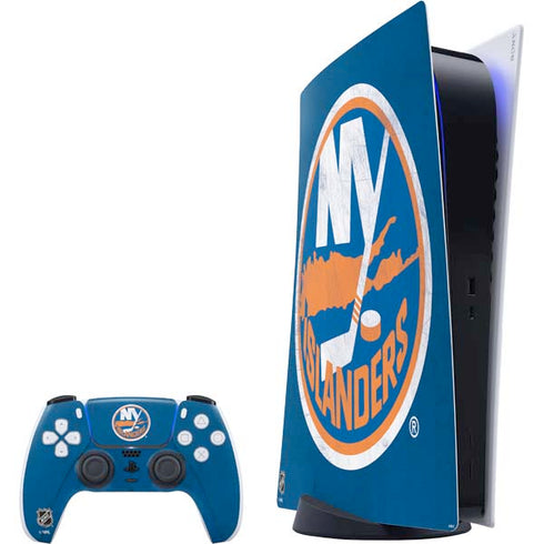 NHL New York Islanders Distressed PlayStation PS5 Skins