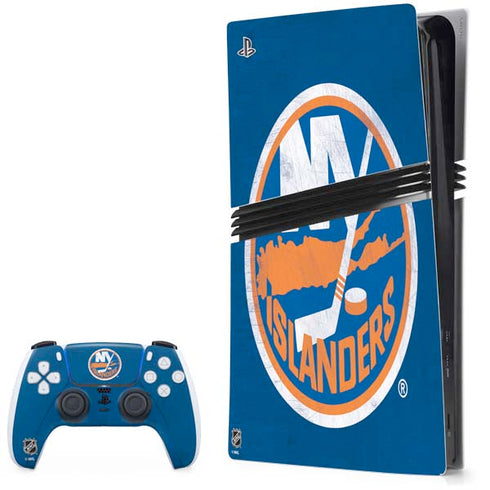 NHL New York Islanders Distressed PlayStation PS5 Skins