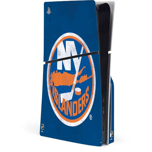 NHL New York Islanders Distressed PlayStation PS5 Skins