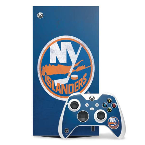 NHL New York Islanders Distressed Xbox Series X Skins