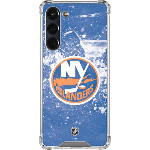 NHL New York Islanders Frozen Galaxy S24 FE Clear Case