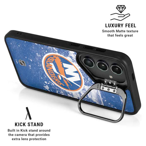 NHL New York Islanders Frozen Galaxy S24 FE Kickstand Case
