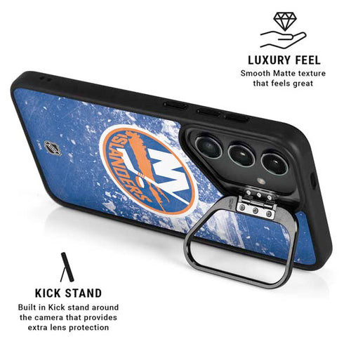 NHL New York Islanders Frozen Galaxy S24 Plus Kickstand Case