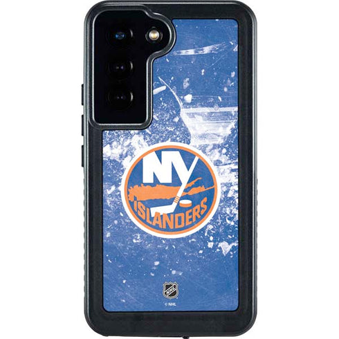 NHL New York Islanders Frozen Galaxy S24 Waterproof Case
