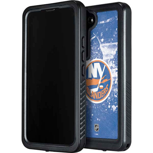 NHL New York Islanders Frozen Galaxy S24 Waterproof Case