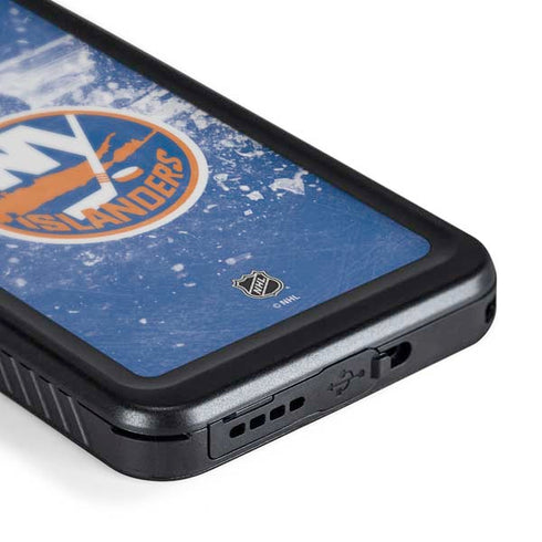 NHL New York Islanders Frozen Galaxy S24 Waterproof Case