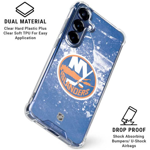 NHL New York Islanders Frozen Galaxy S25 Clear Case