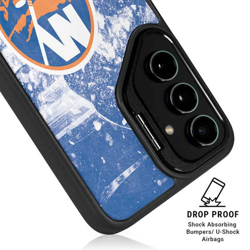 NHL New York Islanders Frozen Galaxy S25 FE Kickstand Case