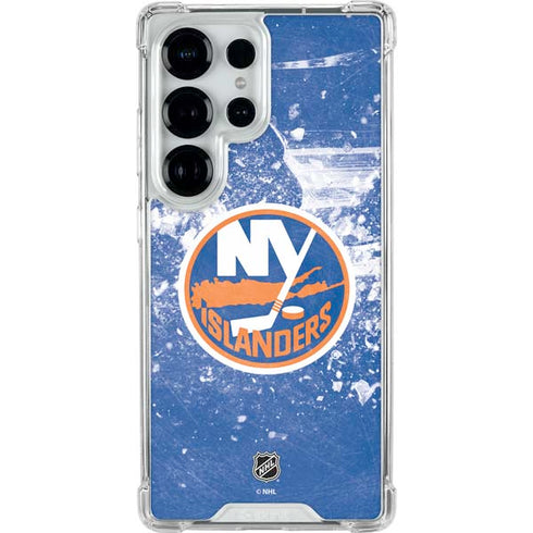 NHL New York Islanders Frozen Galaxy S25 Ultra Clear Case