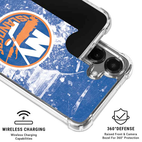 NHL New York Islanders Frozen Galaxy S26 Clear Case