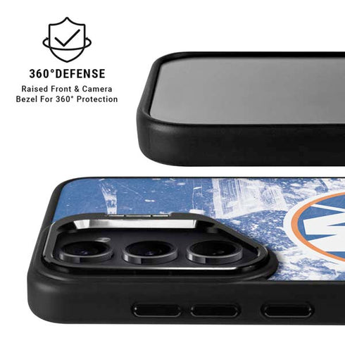 NHL New York Islanders Frozen Galaxy S26 Kickstand Case
