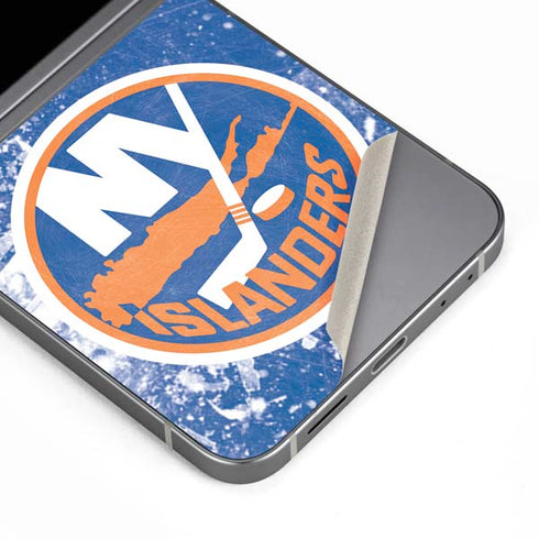 NHL New York Islanders Frozen Galaxy Z Flip6 Skin