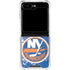 NHL New York Islanders Frozen Galaxy Z Flip6 Clear Case