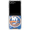 NHL New York Islanders Frozen Galaxy Z Flip7 Clear Case