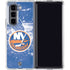 NHL New York Islanders Frozen Galaxy Z Fold5 5G Clear Case