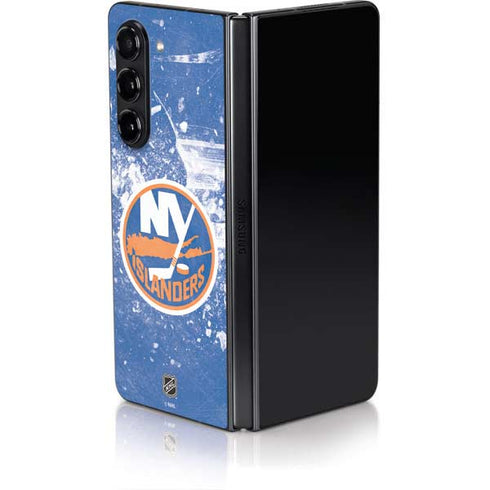NHL New York Islanders Frozen Galaxy Z Fold5 5G Skin