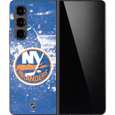 NHL New York Islanders Frozen Galaxy Z Fold5 5G Skin