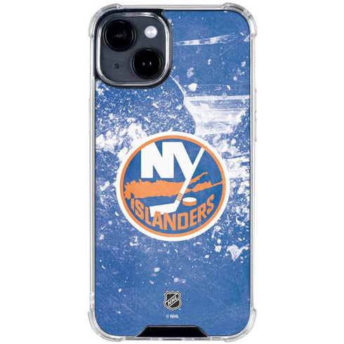 NHL New York Islanders Frozen iPhone 15 Clear Case