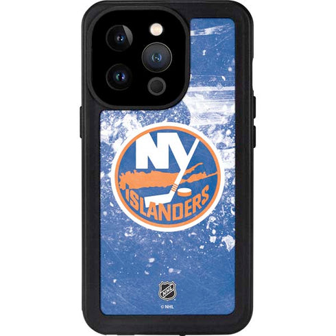 NHL New York Islanders Frozen iPhone 15 Pro Waterproof Case