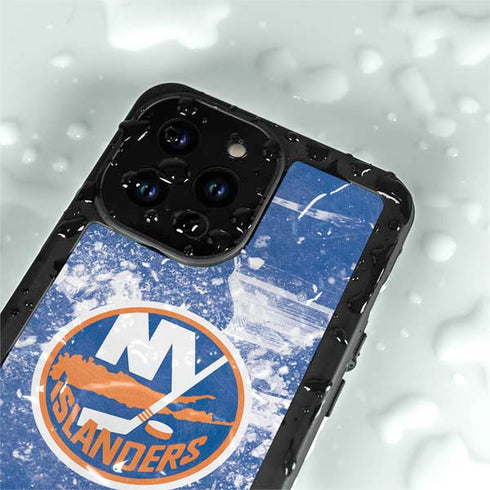 NHL New York Islanders Frozen iPhone 15 Pro Waterproof Case