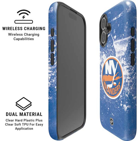 NHL New York Islanders Frozen iPhone 16 Magsafe Impact Case