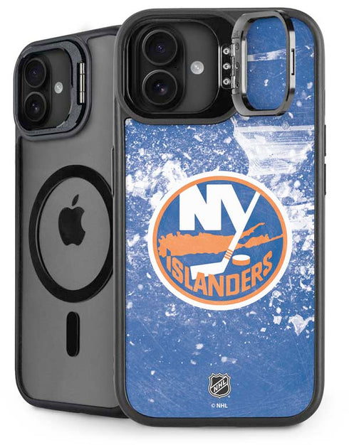 NHL New York Islanders Frozen iPhone 16 Plus Kickstand Case