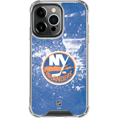 NHL New York Islanders Frozen iPhone 16 Pro Clear Case