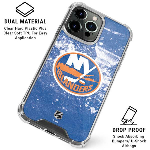 NHL New York Islanders Frozen iPhone 16 Pro Clear Case