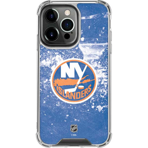 NHL New York Islanders Frozen iPhone 16 Pro Max Clear Case