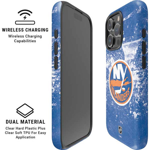NHL New York Islanders Frozen iPhone 16 Pro Max Magsafe Impact Case