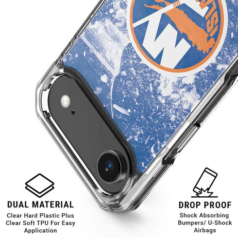 NHL New York Islanders Frozen iPhone 17 Air Clear Case