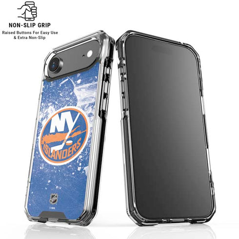 NHL New York Islanders Frozen iPhone 17 Air Clear Case