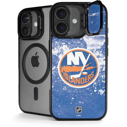 NHL New York Islanders Frozen iPhone 17 Kickstand Case