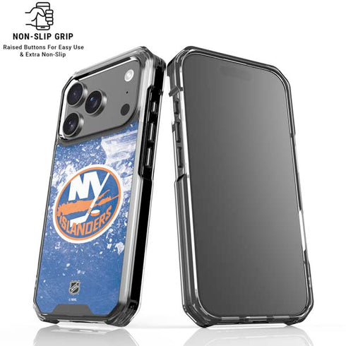 NHL New York Islanders Frozen iPhone 17 Pro Max Clear Case