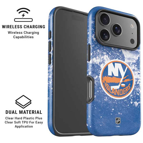 NHL New York Islanders Frozen iPhone 17 Pro Max Magsafe Impact Case