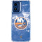 NHL New York Islanders Frozen Moto G 5G (2024) Clear Case