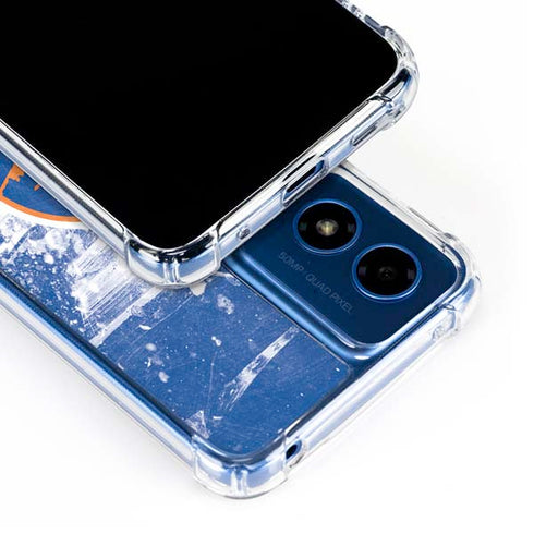 NHL New York Islanders Frozen Moto G 5G (2024) Clear Case