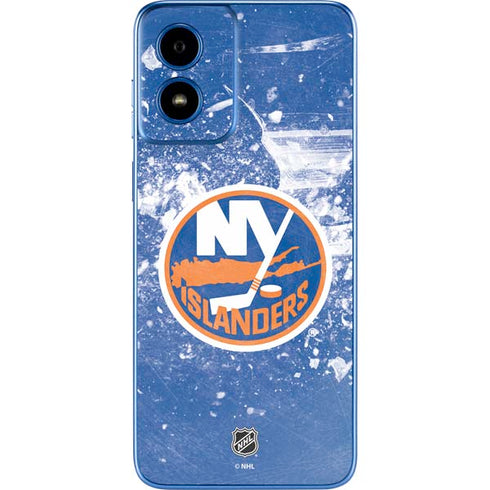 NHL New York Islanders Frozen Moto G Play 4G (2024) Skin