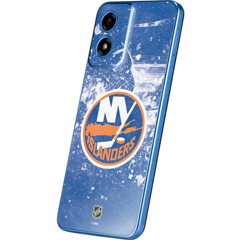 NHL New York Islanders Frozen Moto G Play 4G (2024) Skin