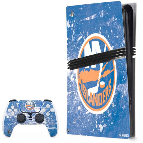 NHL New York Islanders Frozen PS5 Pro Bundle Skin