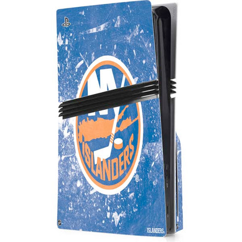 NHL New York Islanders Frozen PS5 Pro Disk Console Skin