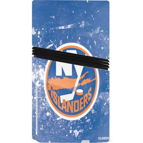 NHL New York Islanders Frozen PS5 Pro Disk Console Skin