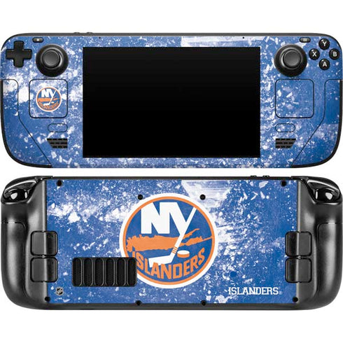 NHL New York Islanders Frozen Steam Deck Handheld Gaming Computer Skin