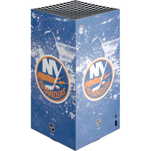 NHL New York Islanders Frozen XBox Series X Digital Edition Console Skin