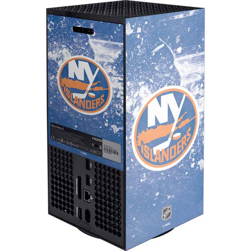NHL New York Islanders Frozen XBox Series X Digital Edition Console Skin