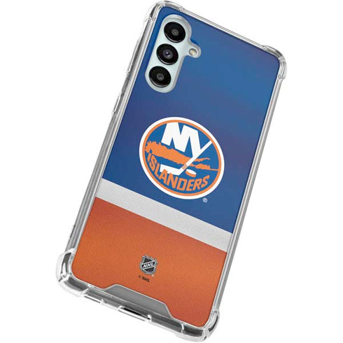 NHL New York Islanders Jersey Galaxy A16 5G Clear Case