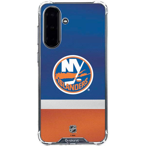 NHL New York Islanders Jersey Galaxy A36 5G Clear Case